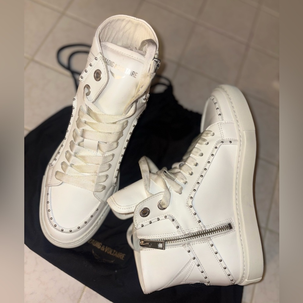 ZADIG & VOLTAIRE sneakers new sz 37 - Picture 12 of 12
